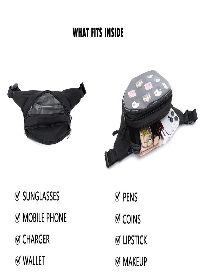 CHERRY SAUCE Ita Bag - Shoulder Belt Fanny Waist Pack for Travel, Walking, Running, Hiking, Cycling - Image 4